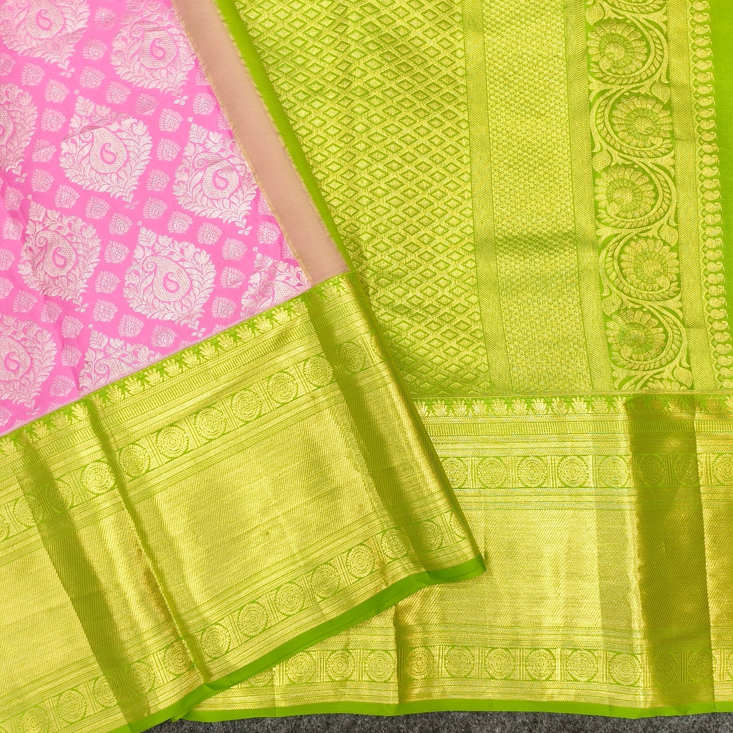 ✨Pure Resham Bridal Kanchi Pattu Handloom Saree