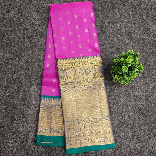 ✨Kanchi Pattu Handloom Butta Saree