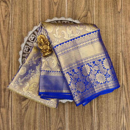 ✨Kanchi Pattu Bridal Pure Zari Saree