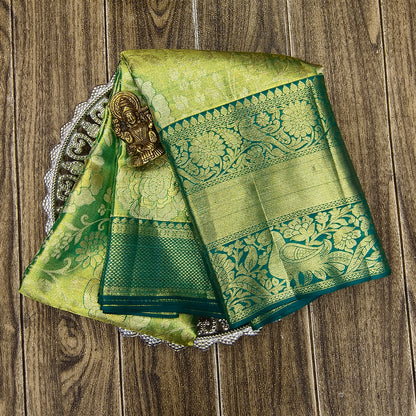 ✨Kanchi Pattu Bridal Pure Zari Saree