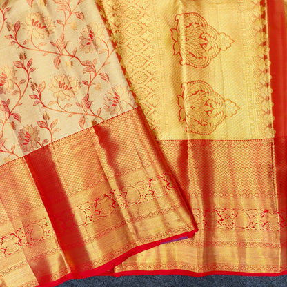 ✨Kanchi Pattu Bridal Pure Zari Saree