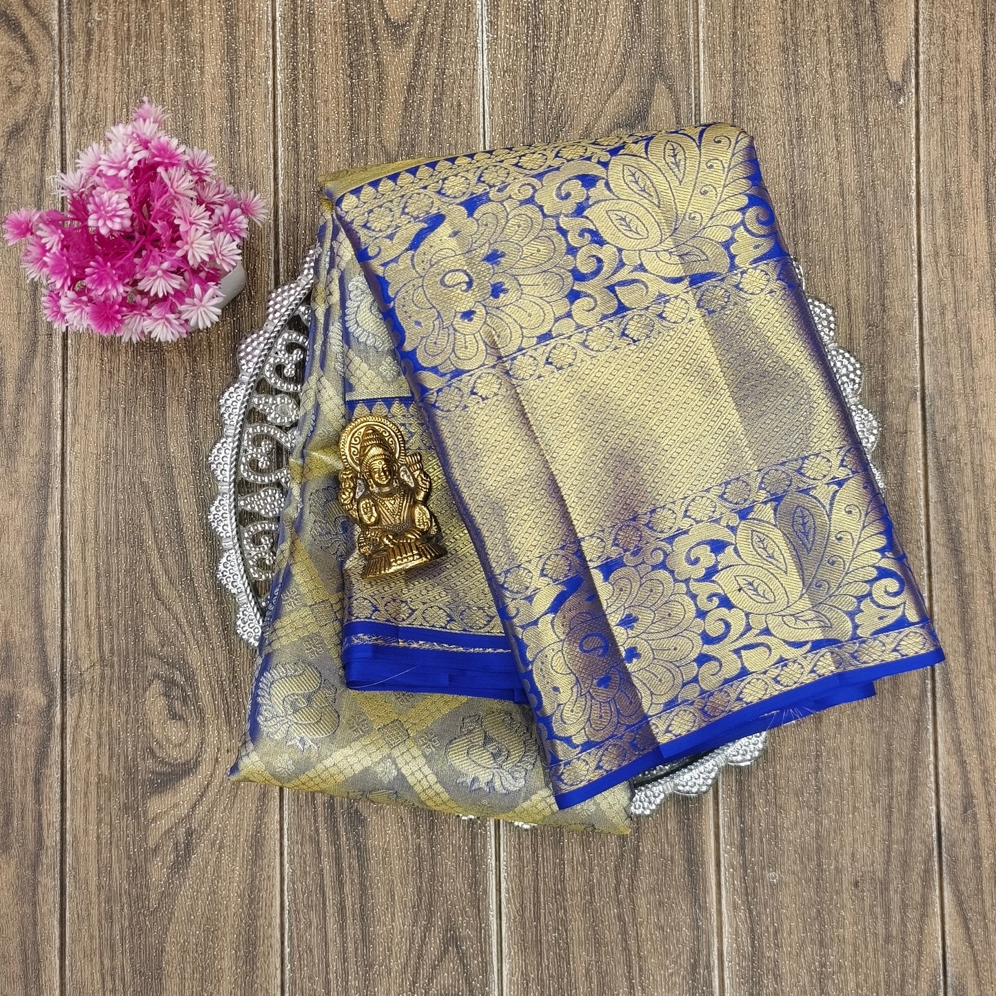 ✨Kanchi Pattu Bridal Pure Zari Saree