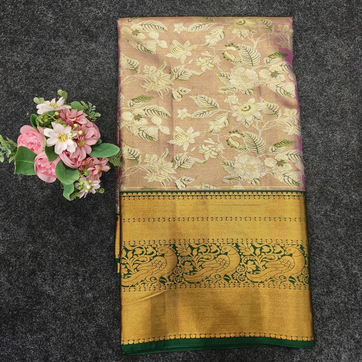 2 Gram Gold Zari semi Kanchi pattu sarees Collection ✨