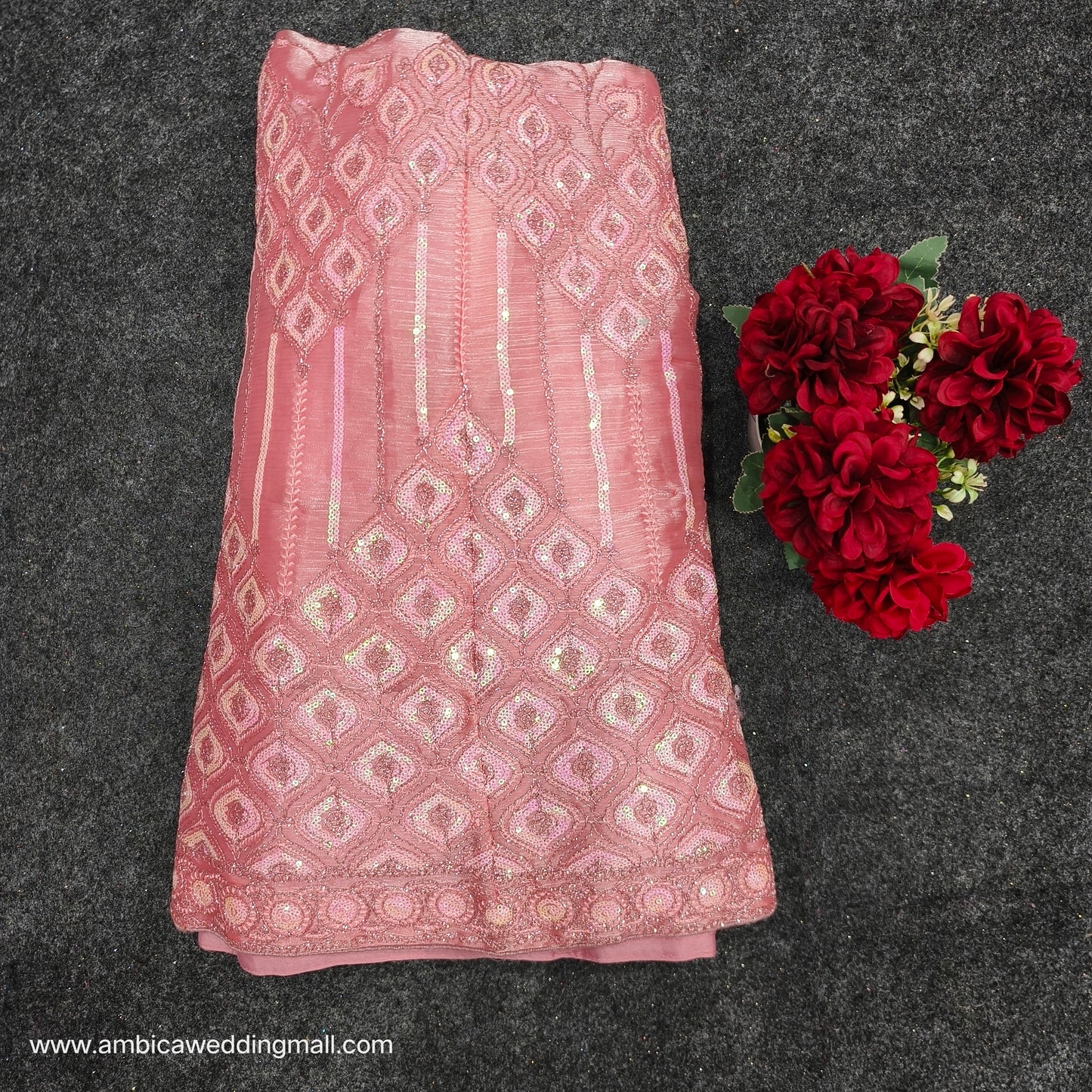 Pink Half saree