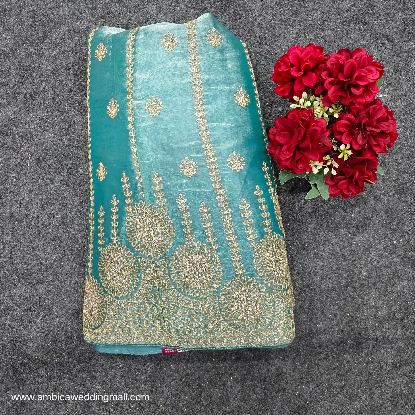 Blue colour half saree