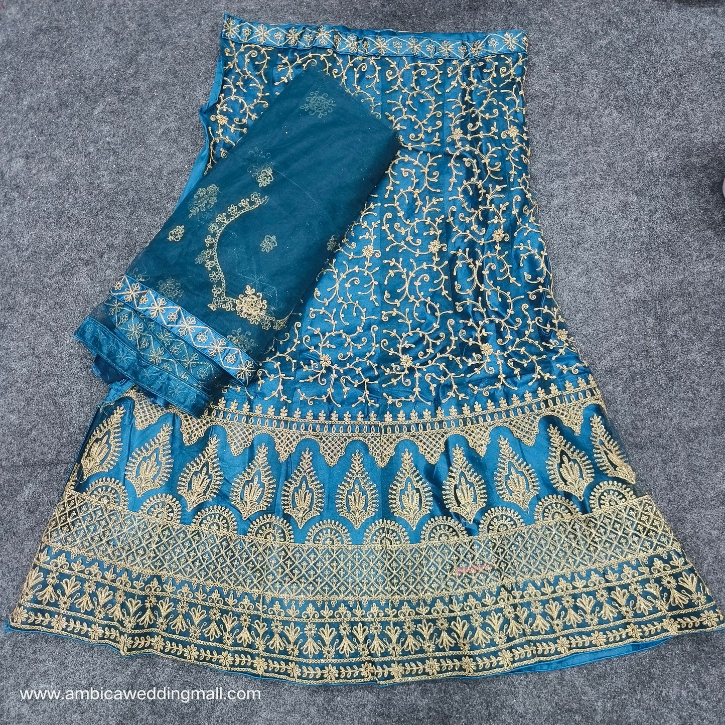 Dark Blue colour half saree