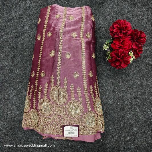 Dark Pink colour half saree