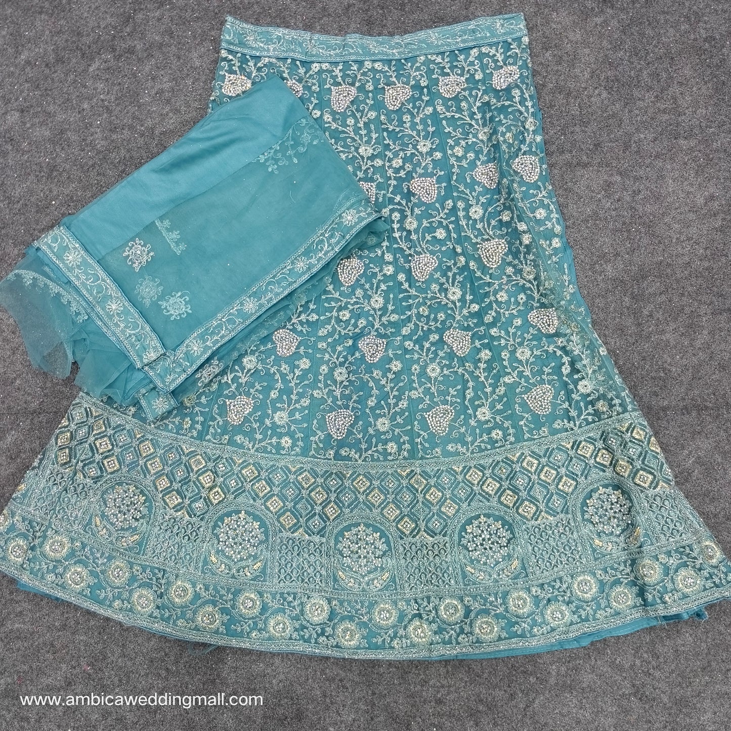 Lite Blue colour half saree