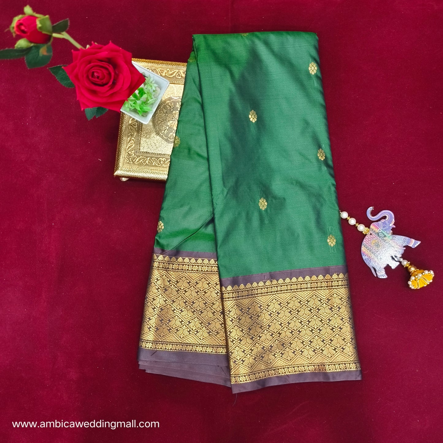 Venkatagiri Pattu mix Butta saree