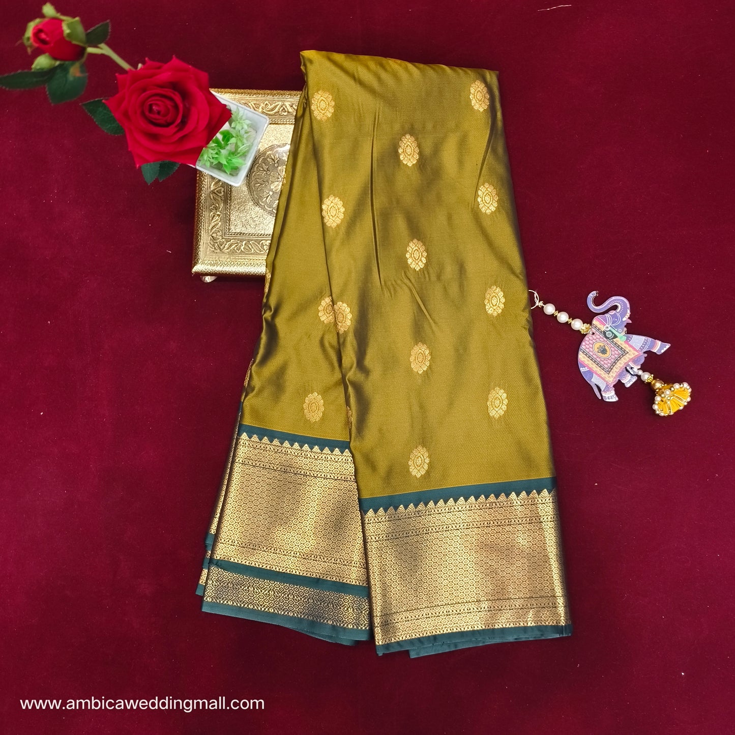 Venkatagiri Pattu mix Butta saree