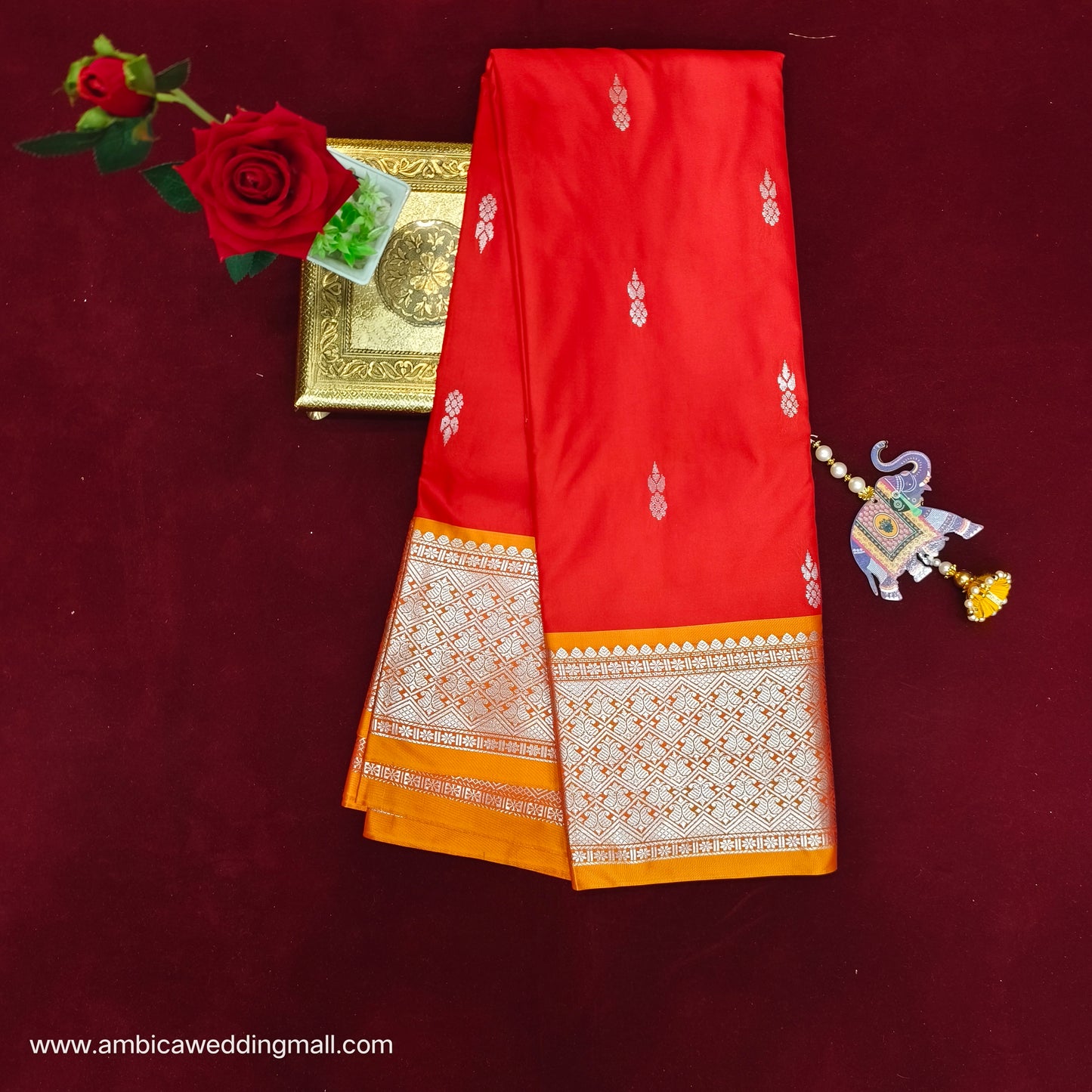 Venkatagiri Pattu mix Butta saree