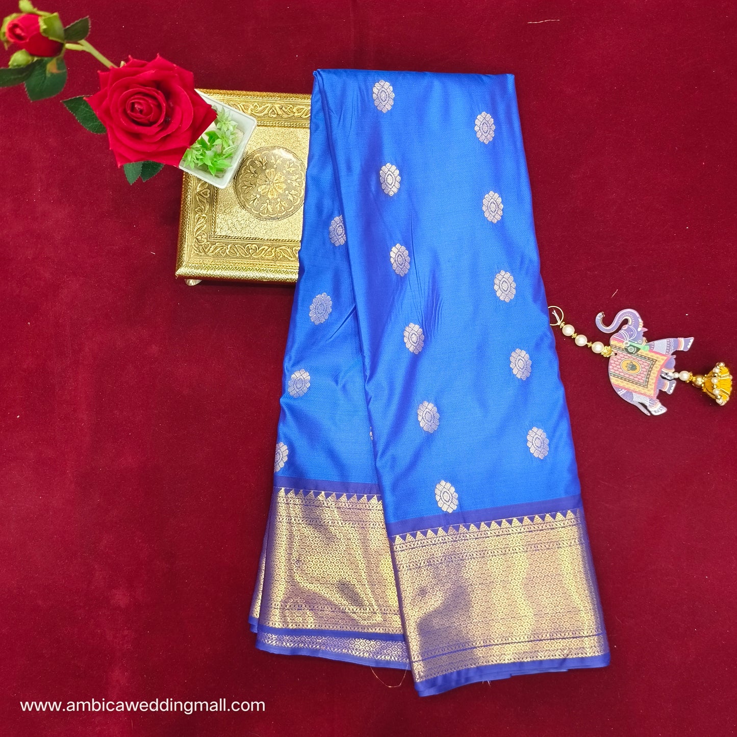 Venkatagiri Pattu mix Butta saree