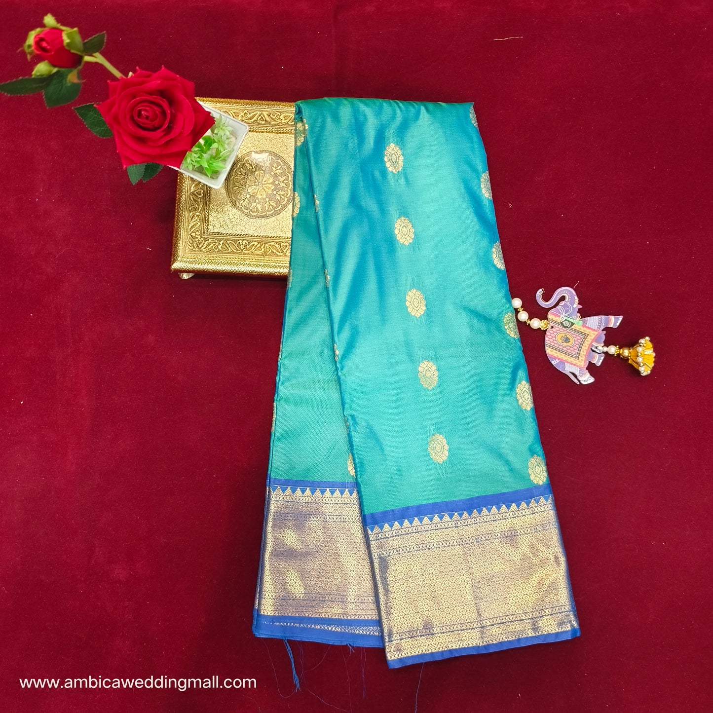 Venkatagiri Pattu mix Butta saree