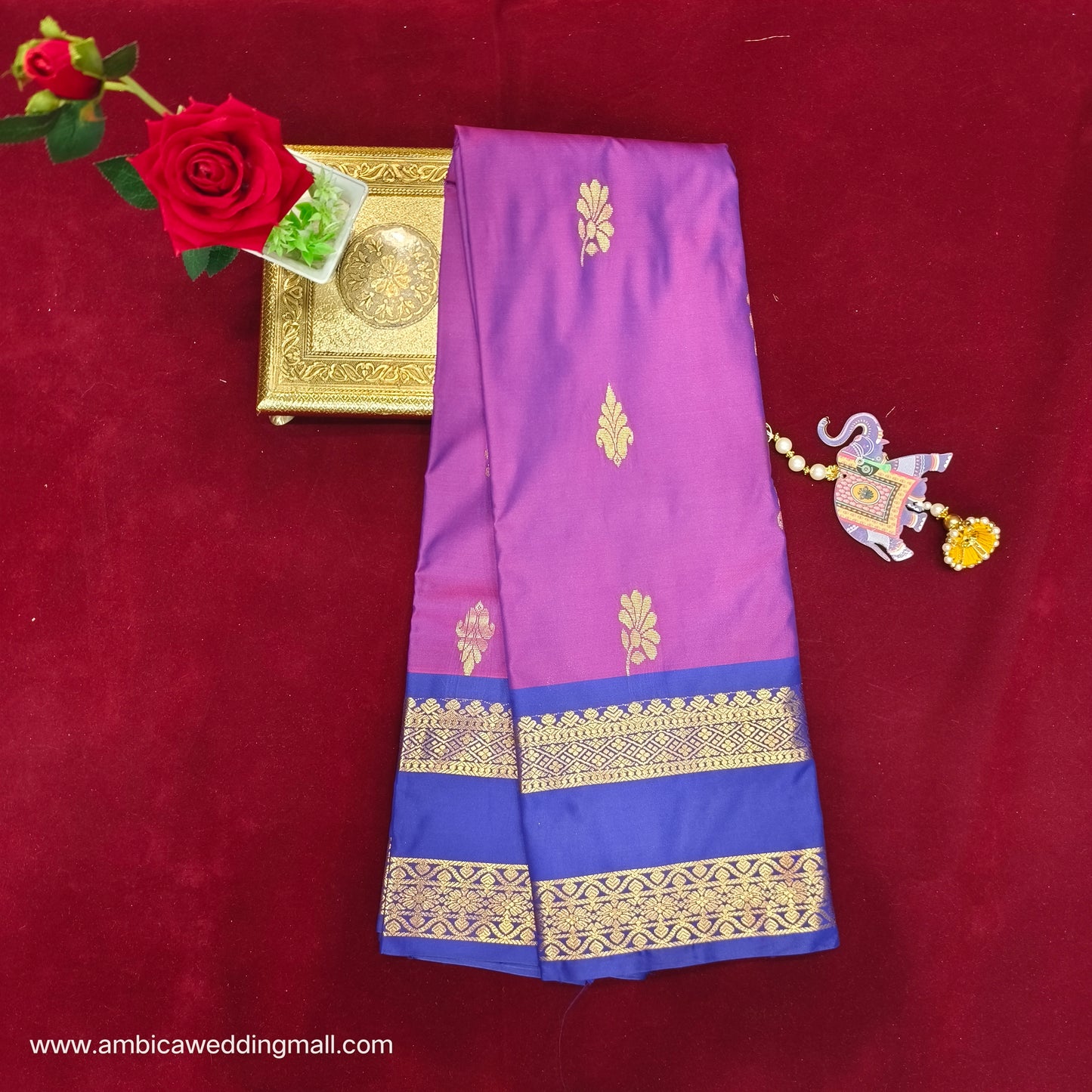 Venkatagiri Pattu mix Butta saree