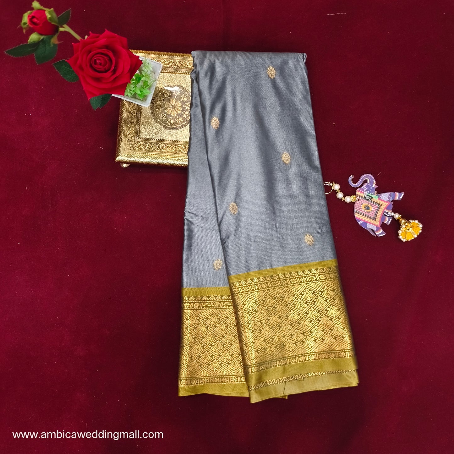 Venkatagiri Pattu mix Butta saree