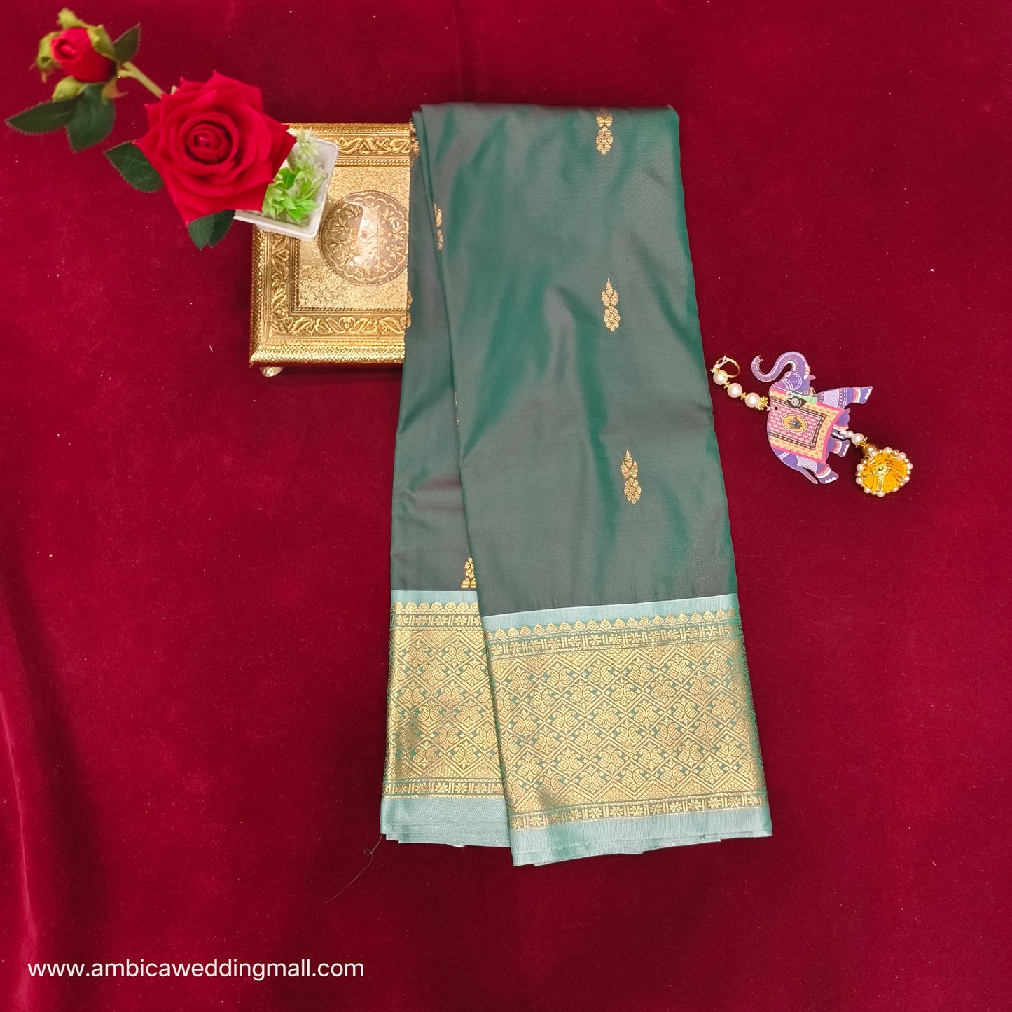 Venkatagiri Pattu mix Butta saree