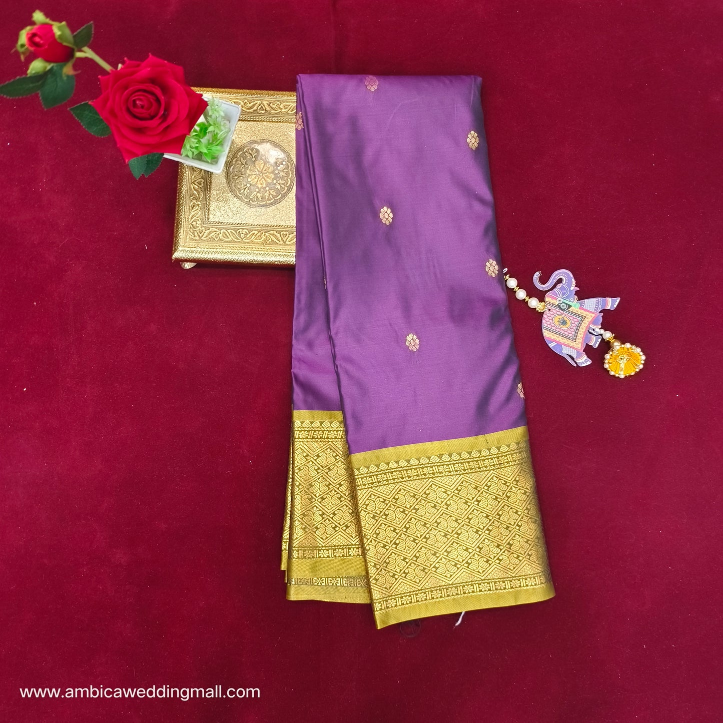 Venkatagiri Pattu mix Butta saree