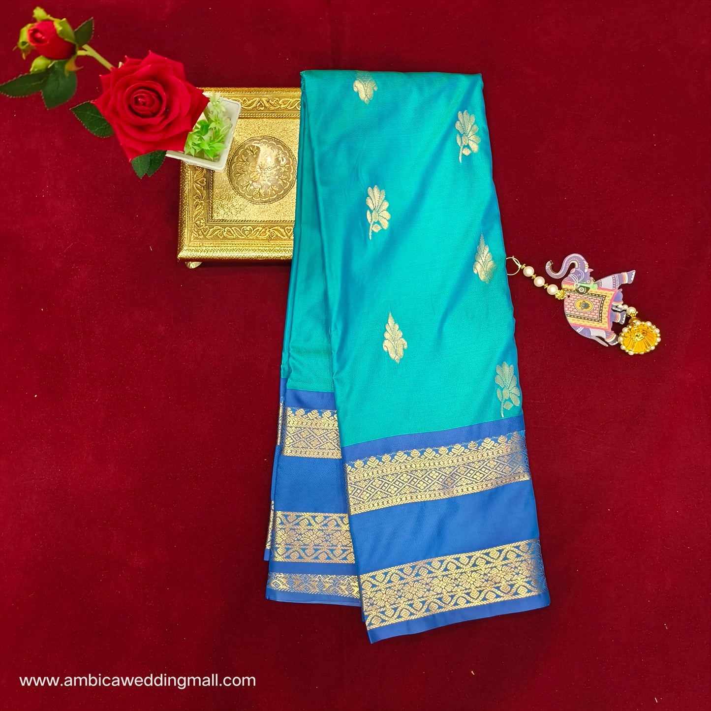 Venkatagiri Pattu mix Butta saree