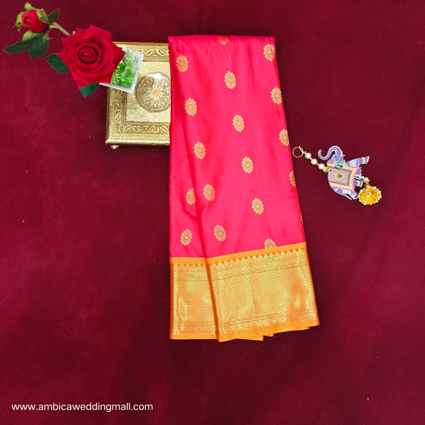 Venkatagiri Pattu mix Butta saree