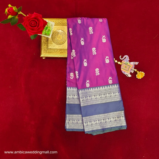 Venkatagiri Pattu mix Butta saree