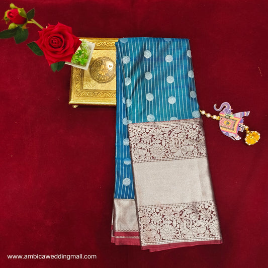 Venkatagiri Pattu mix Butta saree