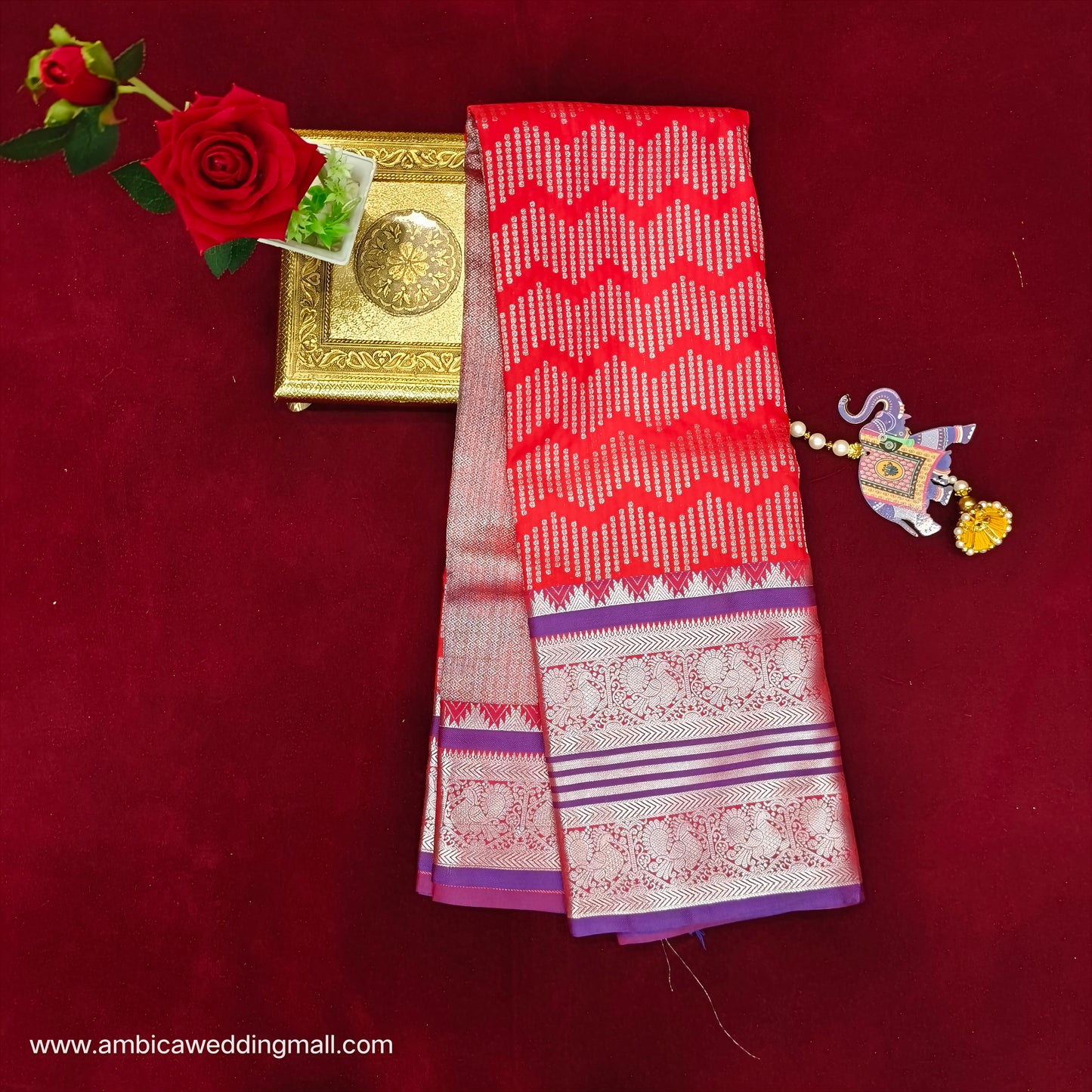 Venkatagiri Pattu mix Butta saree