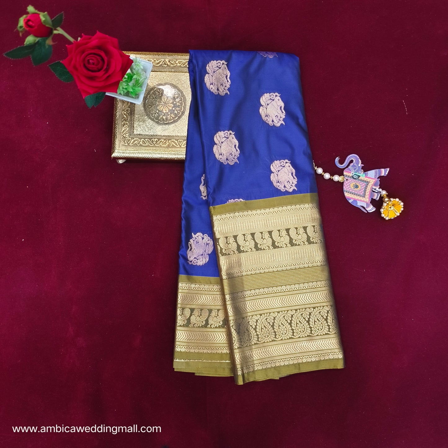 Venkatagiri Pattu mix Butta saree