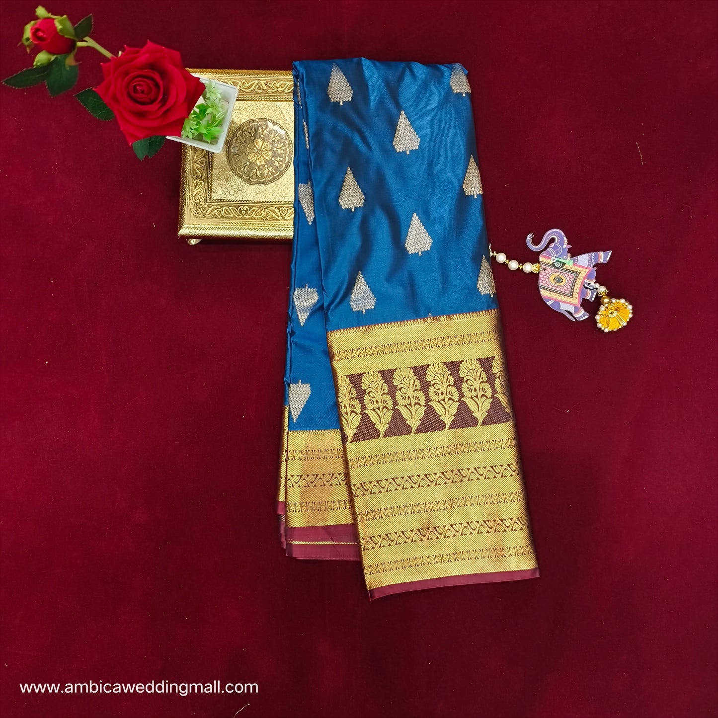 Venkatagiri Pattu mix Butta saree