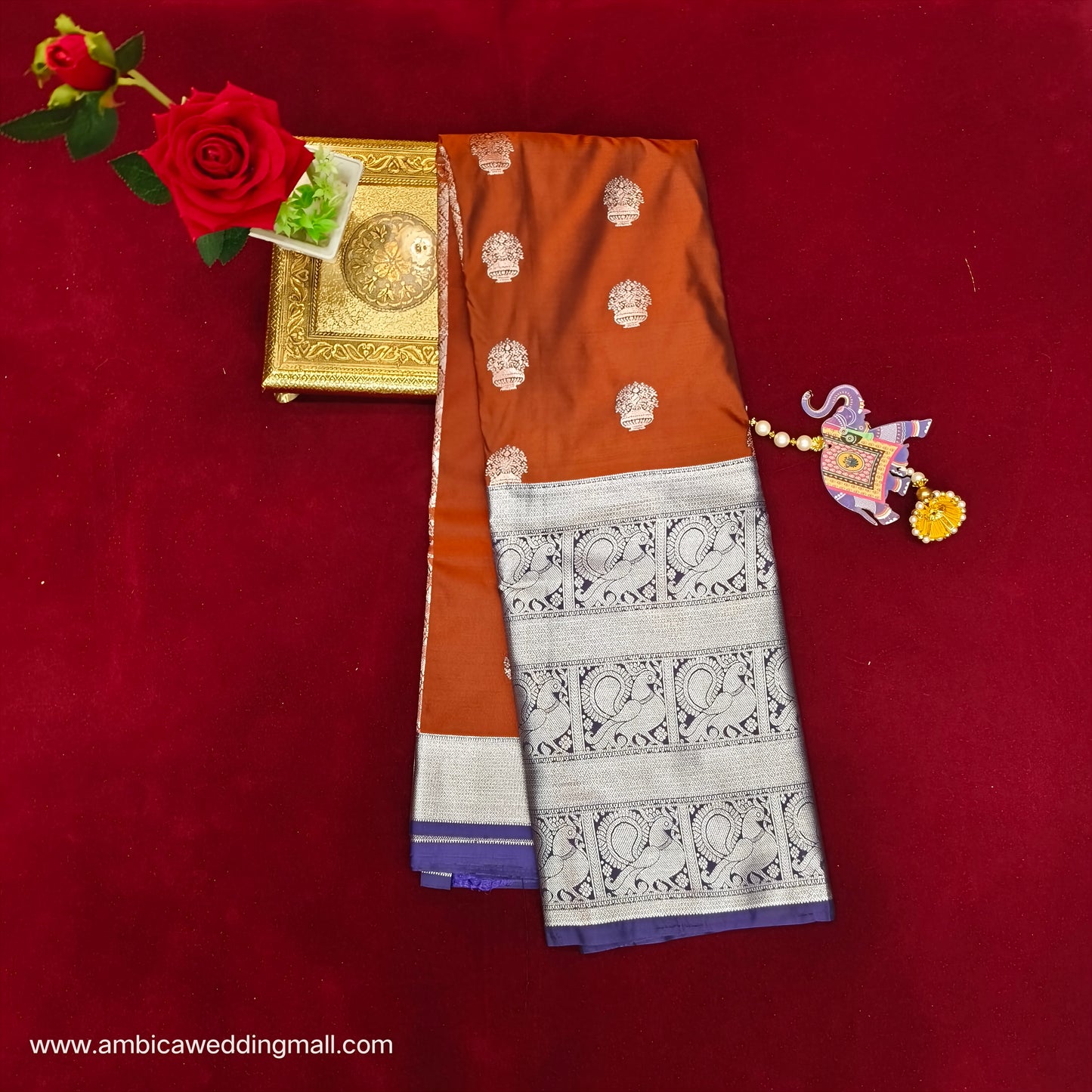 Venkatagiri Pattu mix Butta saree