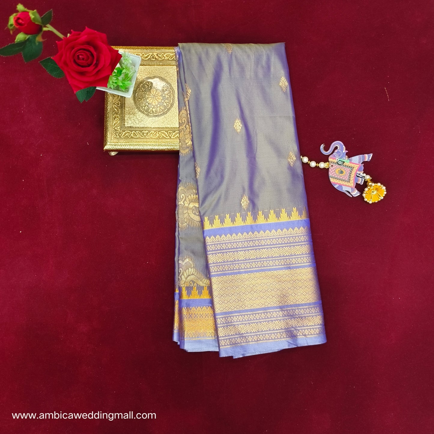 Venkatagiri Pattu mix Butta saree