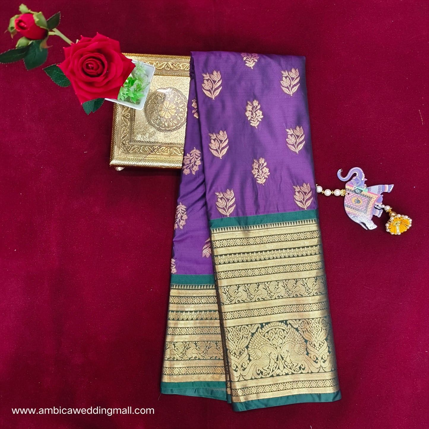 Venkatagiri Pattu mix Butta saree