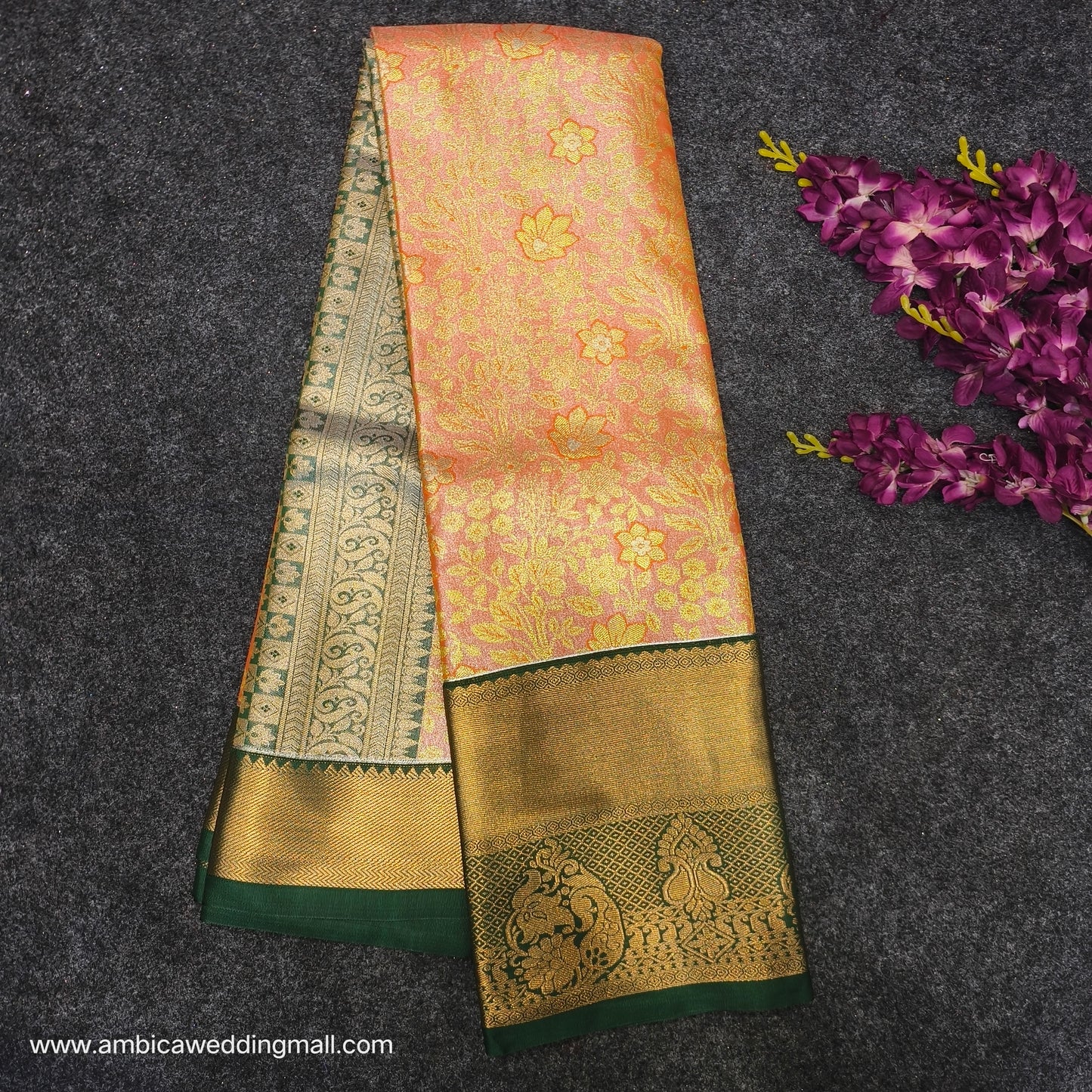 Kanchi pattu 2 gram gold mix pattu sarees