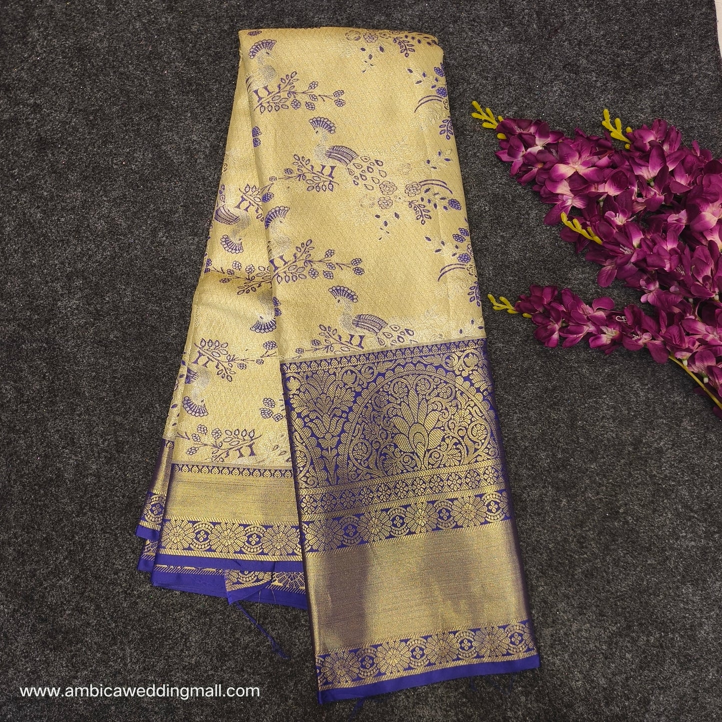 Kanchi pattu 2 gram gold mix pattu sarees