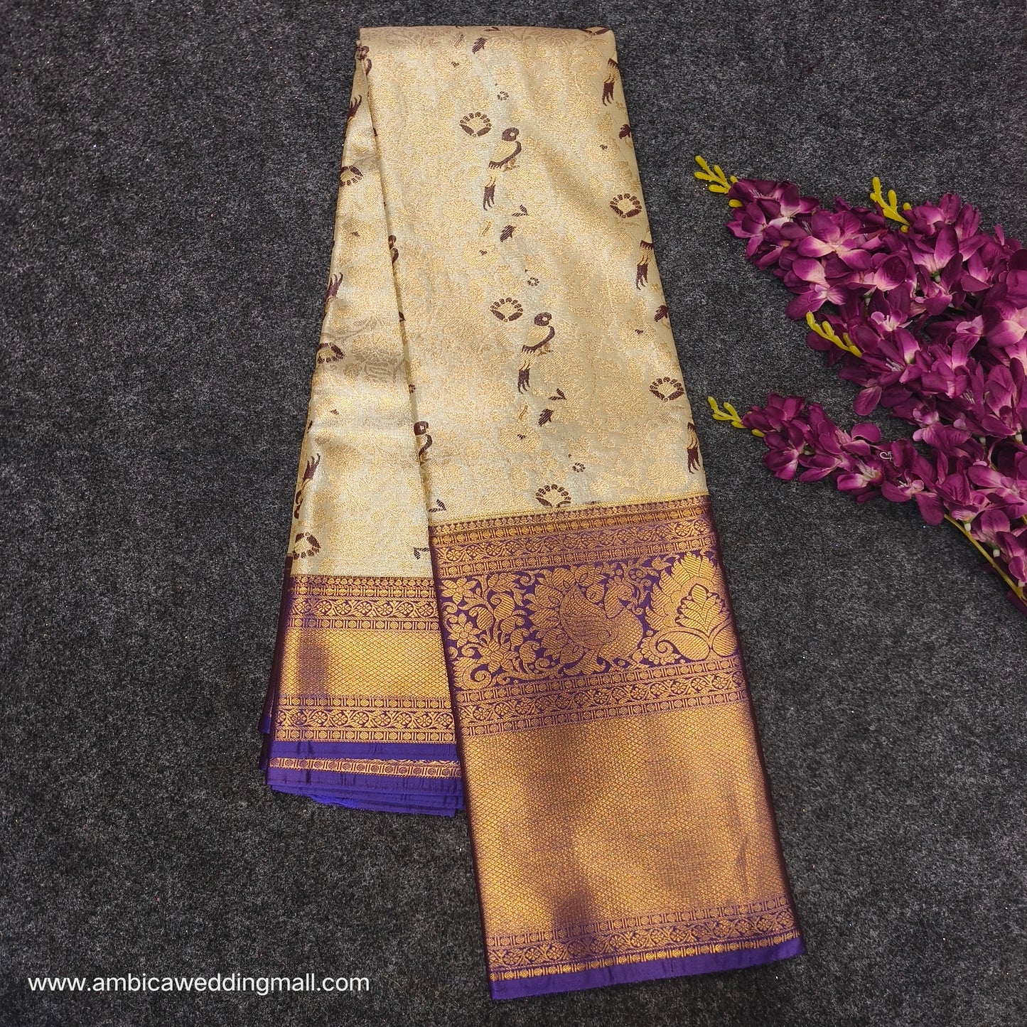 Kanchi pattu 2 gram gold mix pattu sarees