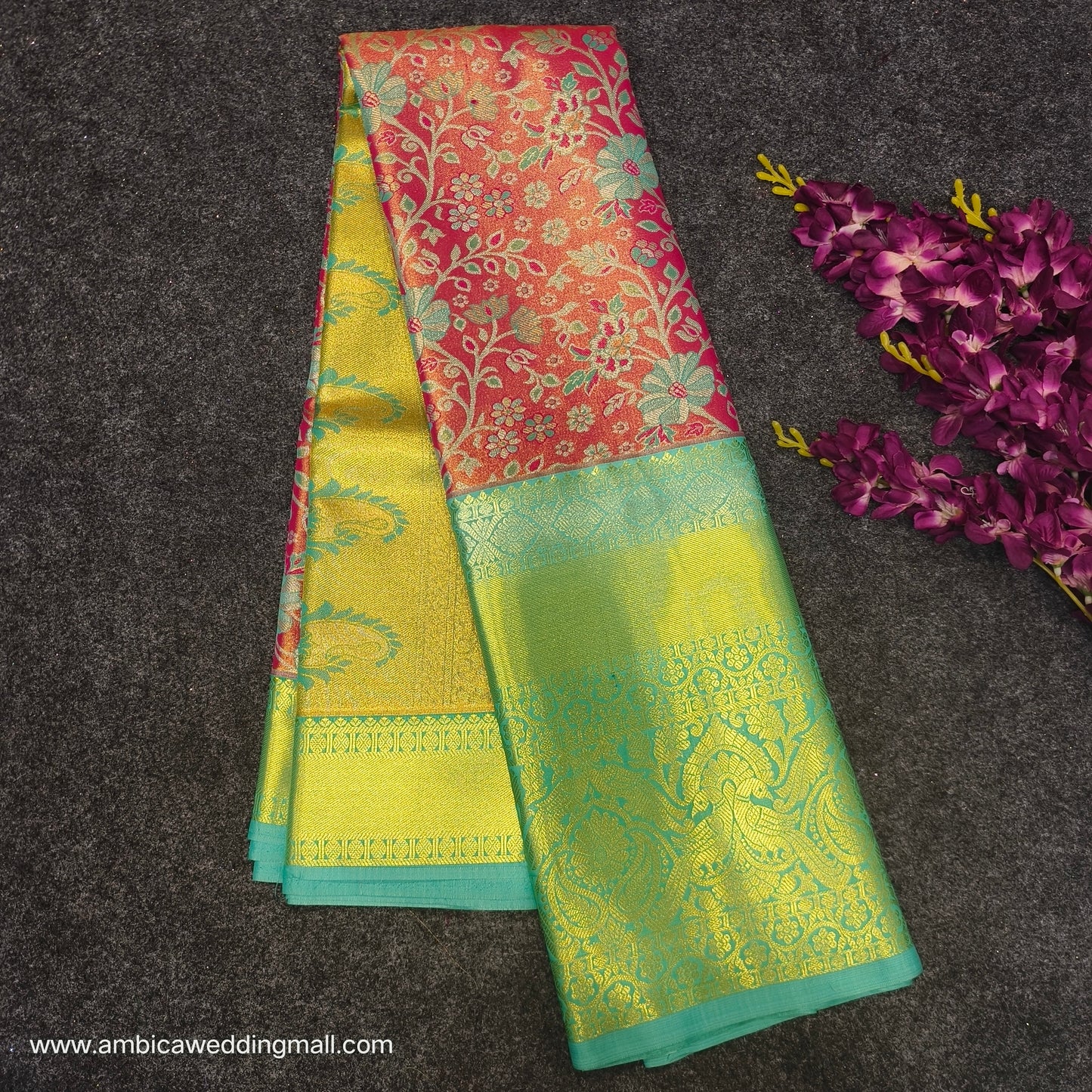 Kanchi pattu 2 gram gold mix pattu sarees