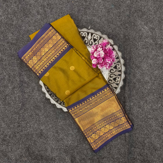 Venkatagiri Pattu mix Butta saree