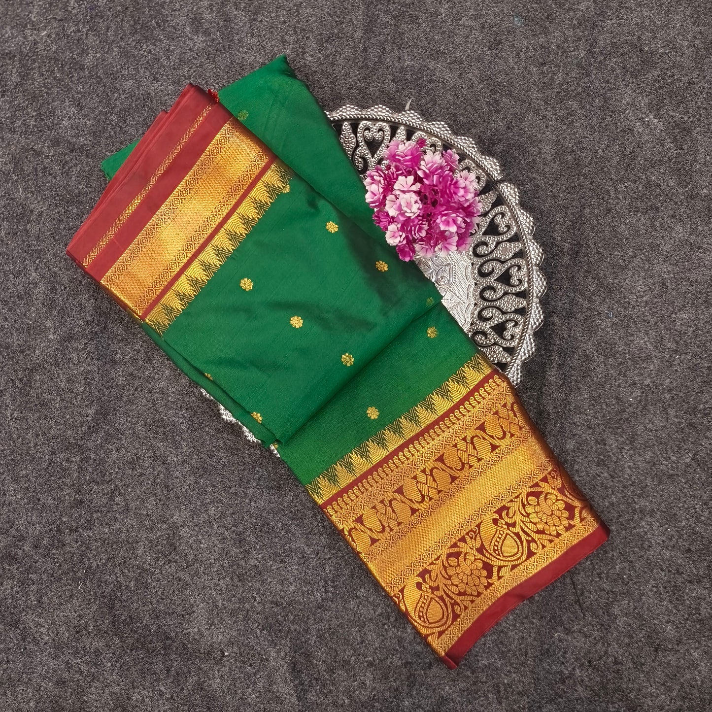 Venkatagiri Pattu mix Butta saree