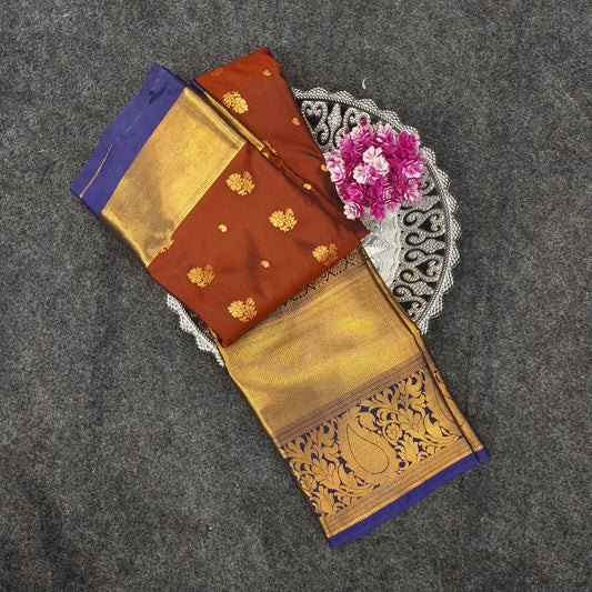 Venkatagiri Pattu mix Butta saree