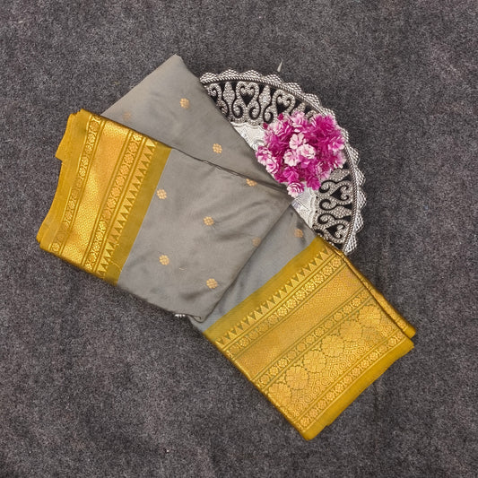 Venkatagiri Pattu mix Butta saree