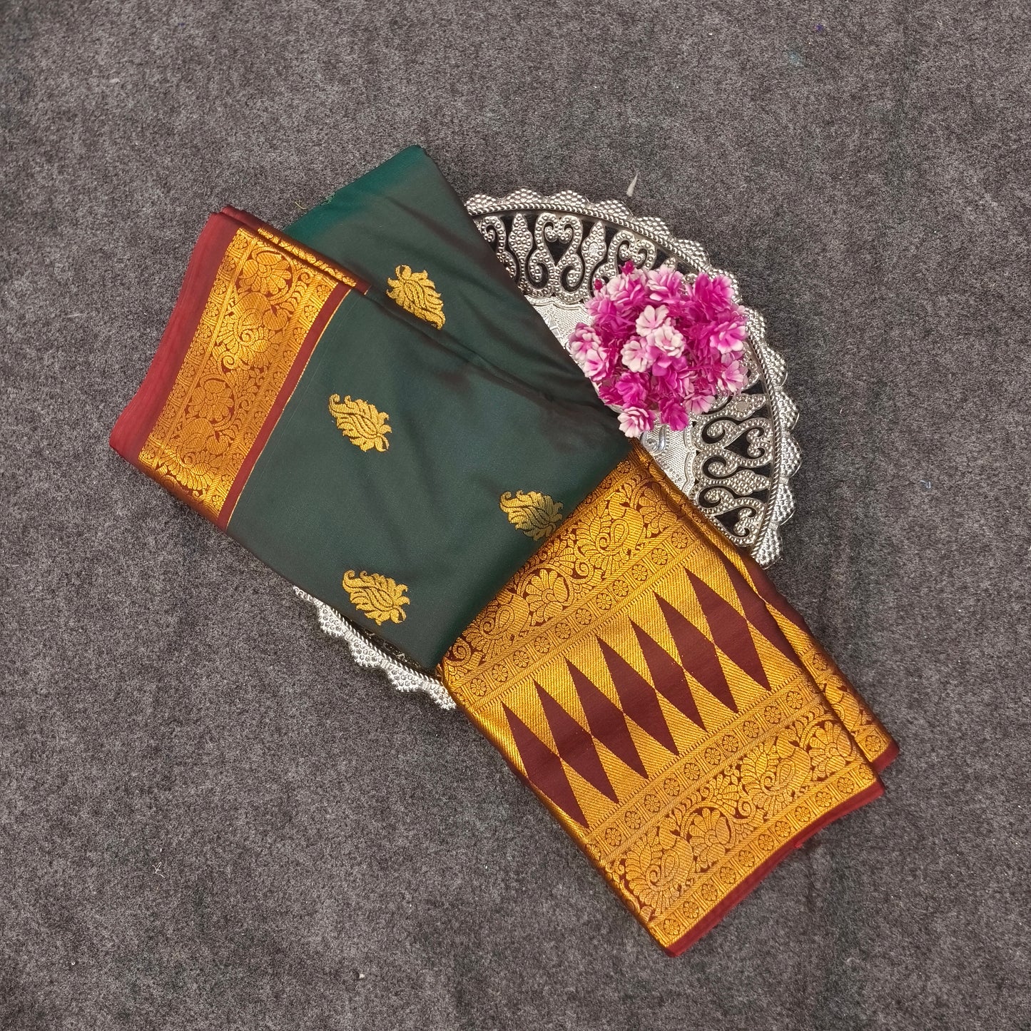 Venkatagiri Pattu mix Butta saree