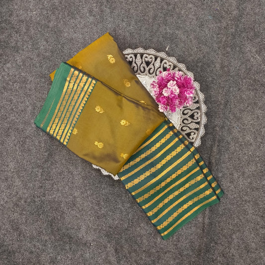 Venkatagiri Pattu mix Butta saree