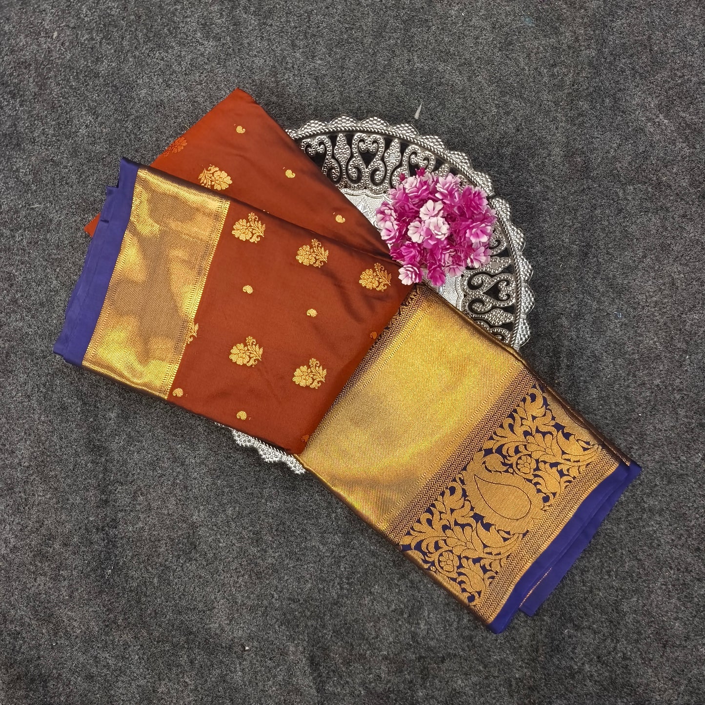 Venkatagiri Pattu mix Butta saree