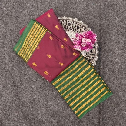 Venkatagiri Pattu mix Butta saree