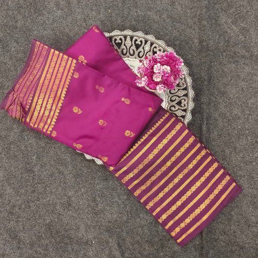 Venkatagiri Pattu mix Butta saree