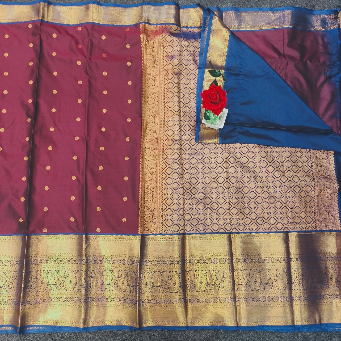 Venkatagiri Pattu mix Butta saree