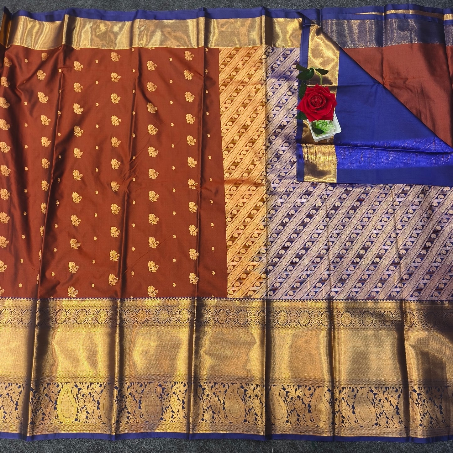 Venkatagiri Pattu mix Butta saree