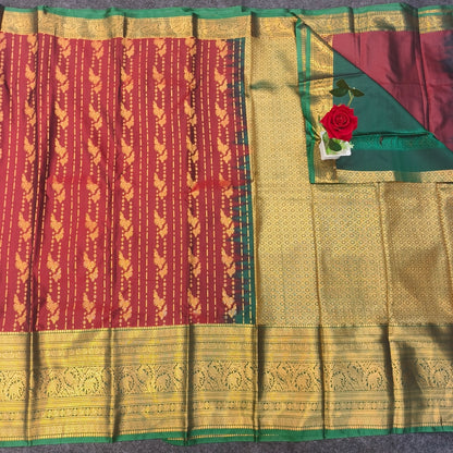 Venkatagiri Pattu mix Butta saree