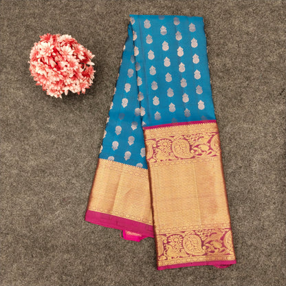 Kanchi Pattu Butta Handloom