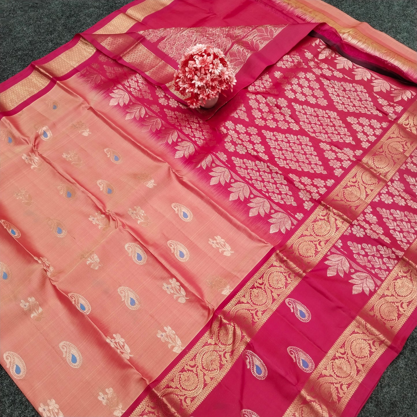 Kanchi Pattu Butta Handloom