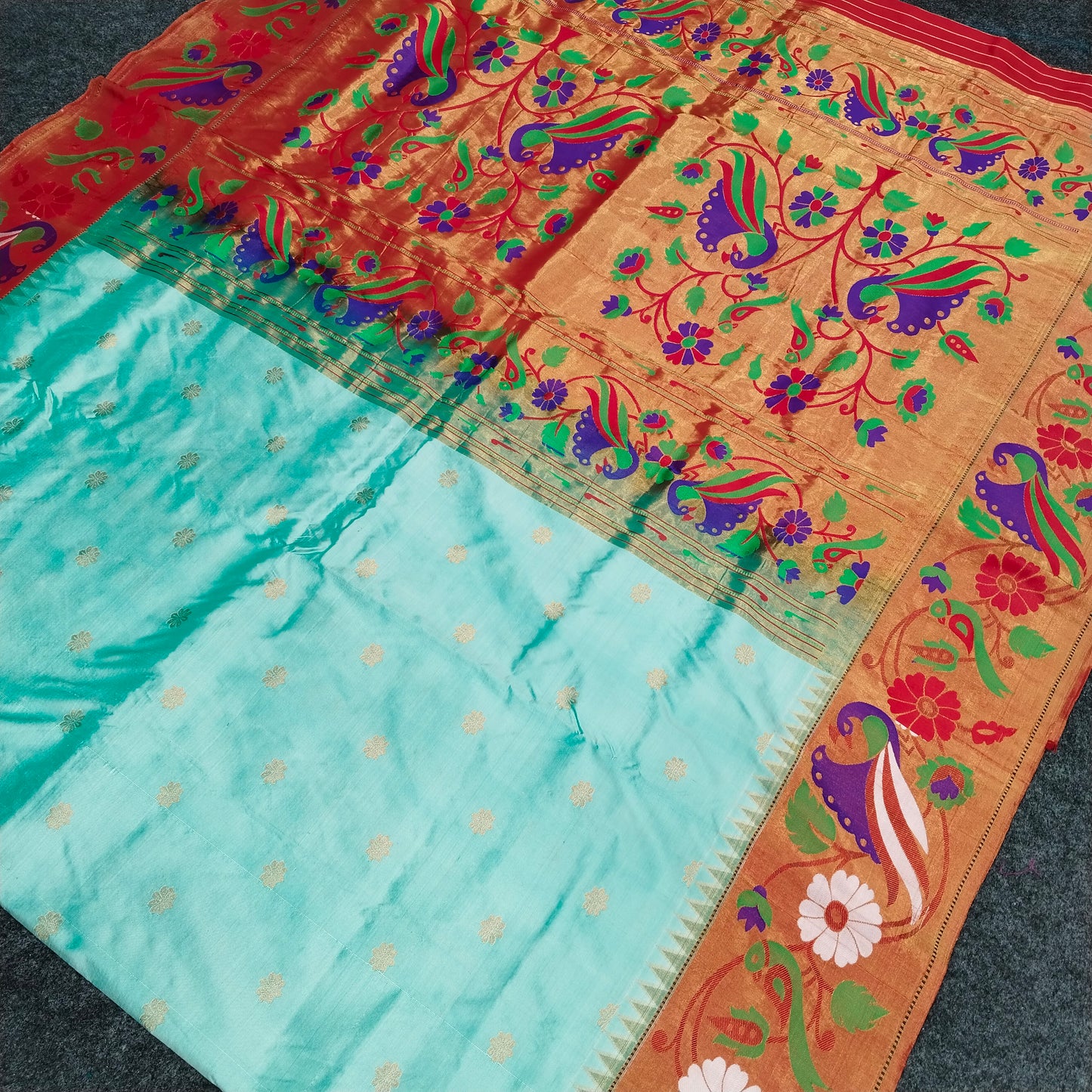 Pure Paithani Handloom Kanchi Pattu Saree